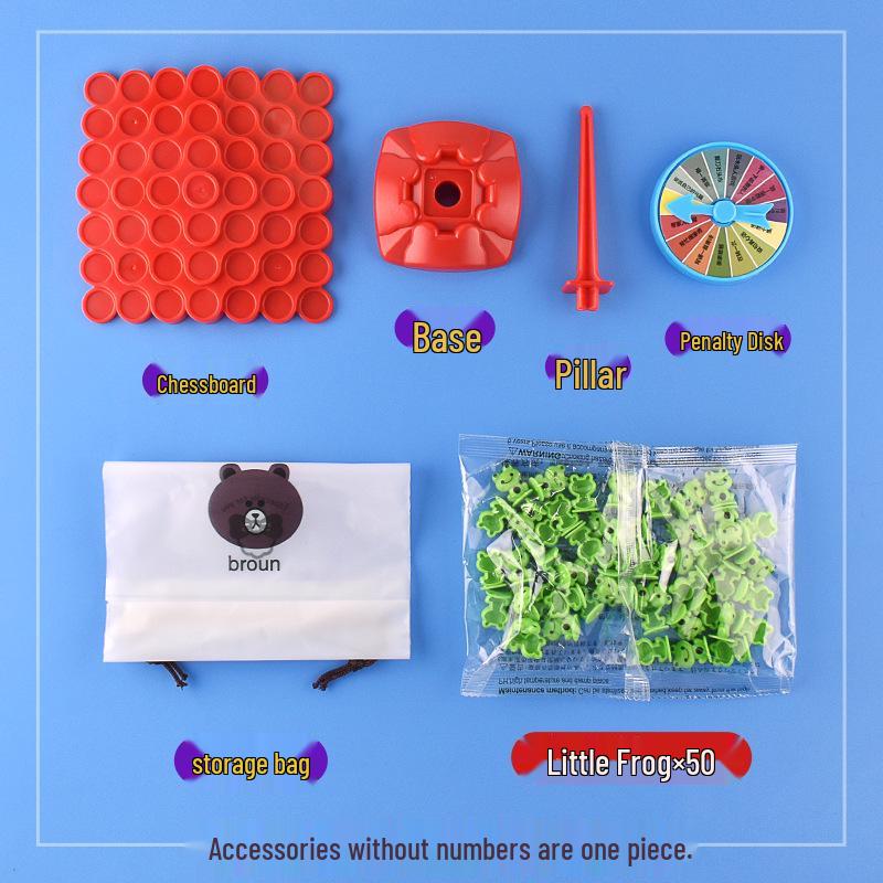 Лягушка Баланс Дерево: Интерактивная игрушка для складывания и концентрации для детей