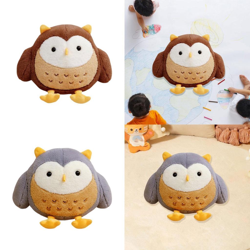 Owl Stuffed Animal Toy Owl Plush Toy Doll Compact Home Decor Huggable Lovely for