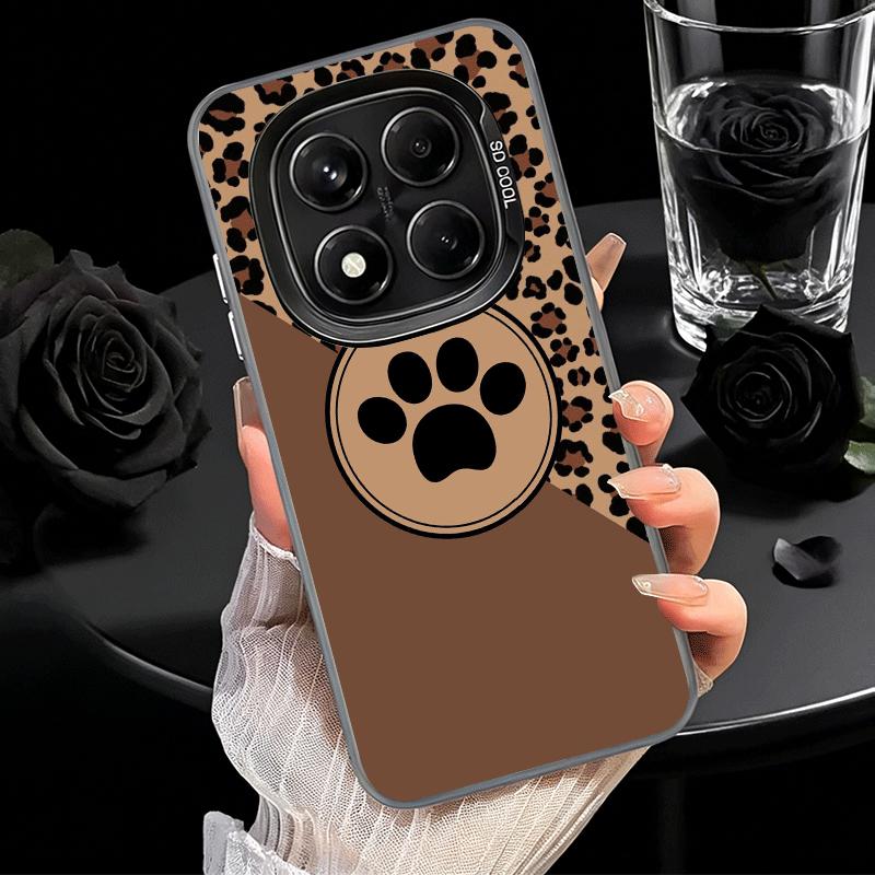 Чехол для телефона Xiaomi Redmi Note 15 14 13 12 Pro Plus 11 11S 11T 5G с милым рисунком лапки собаки, противоударный, защита от падения Fu