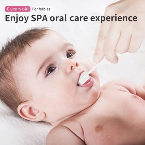 Детский очиститель для полости рта, Детский ополаскиватель для рта, Детский марлевый очиститель языка - Очиститель для полости рта для новорожденных, Уход за полостью рта младенца, Очиститель языка для младенца, Мягкая детская зубная щетка