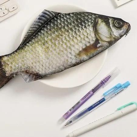 Crucian Carp School Pencil Pouch