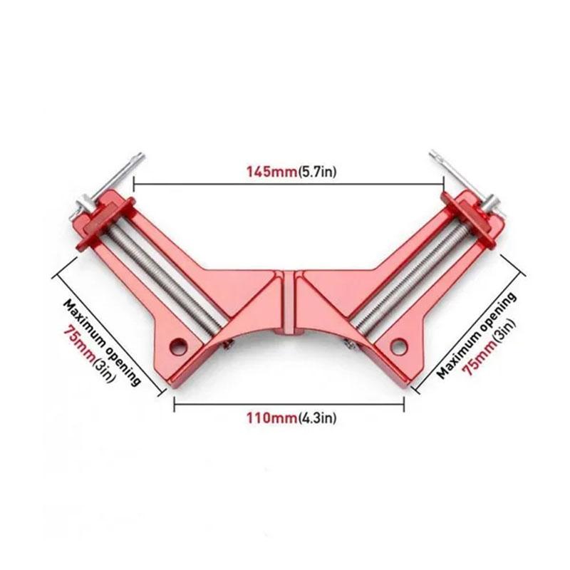 1/2/4 шт. алюминиевый сплав портативный 90° аквариум прямоугольный зажим фоторамка фиксированный угловой зажим набор для деревообработки инструменты DIY