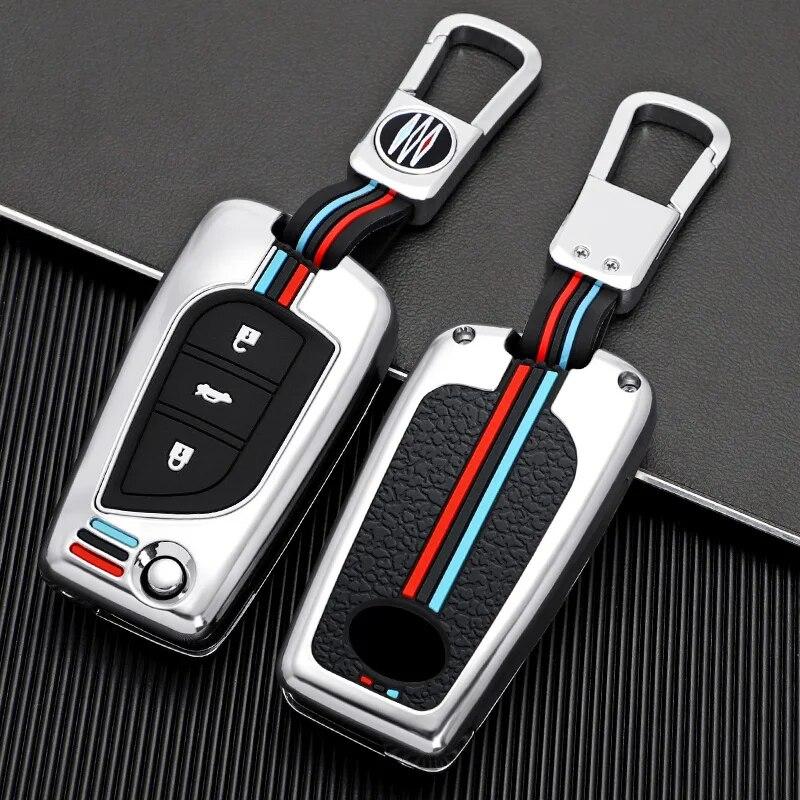 Чехол для дистанционного ключа автомобиля, брелок для Toyota Auris Corolla Avensis Verso Yaris Aygo Scion TC IM Camry RAV4 Forturner Hilux