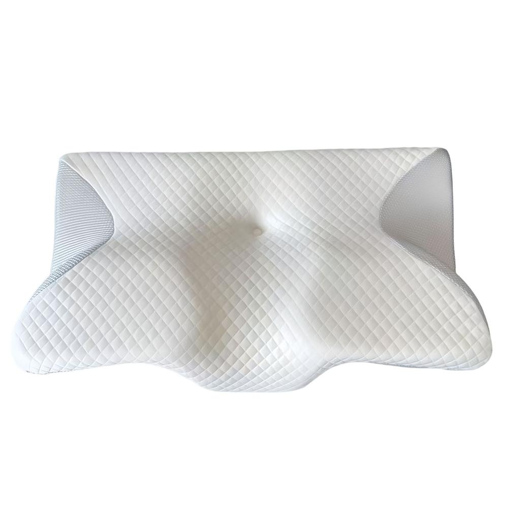 Защита шеи Медленно восстанавливающаяся подушка с эффектом памяти Высокая подушка Не сминается и не деформируется Подушка Core Защита шеи Подушка