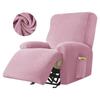 1/2 Seater Recliner Sofa Cover Elastic Velvet Relax Armchair Slipcover All-inclusive Lazy Boy Chair Covers Furniture Protector