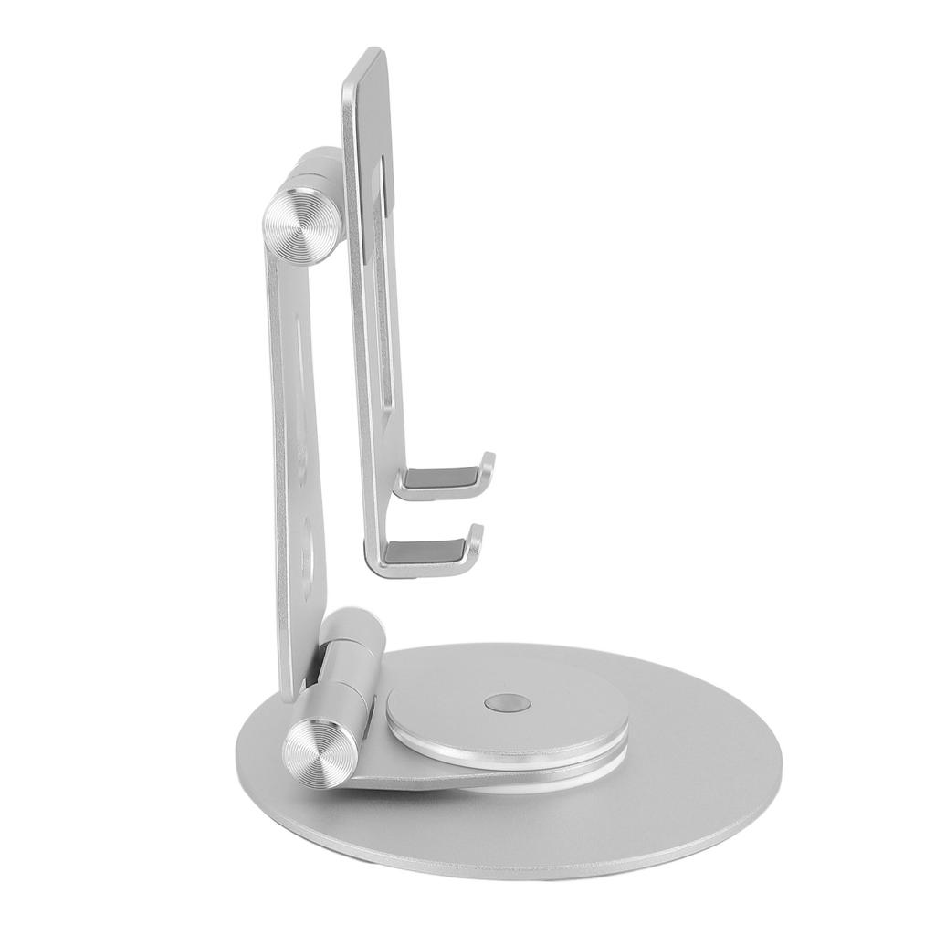 Desk Phone Stand Adjustable Angle Height Prevent Slip Metal Universal Fit Portable Cell Phone Desk H