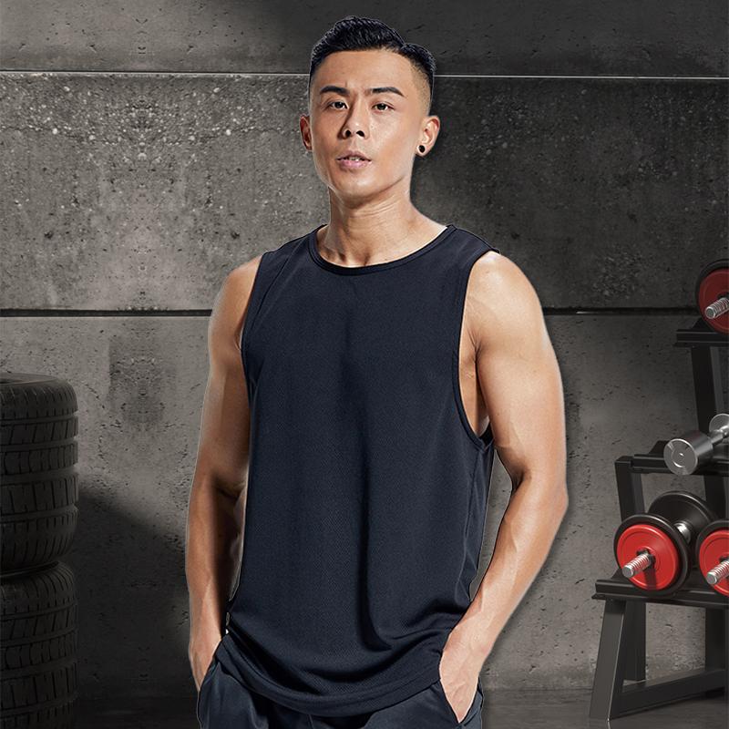 Sweatshirt Sports Top Men's Gym Shirt Male Shirts Tops Undershirt Tees Mesh Vest Fitness Wear Men Running T-shirt Marathon Tank