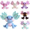 New Axolotl Plush Toy Plush Stuffed Animal Hexagonal Salamander Toy Doll Room Decoration Kids Birthday Christmas Gift