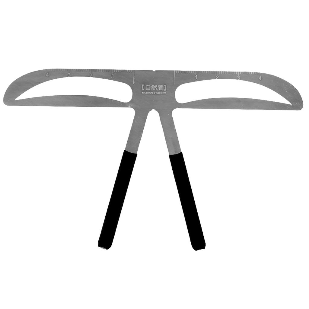 3 Types Professional Eyebrow Stencil Shaping Template DIY Shaping Define Ruler Makeup Tool