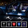 2 шт. Лампы приветствия на дверь автомобиля HD LED Проекторы с эмблемой Для Model 3 Model S Model X Model Y Cybertruck Roadster SpaceX