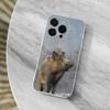 Cute Wild Boar Animal Phone Case For iPhone,14,13,12,15,Pro,Max,Plus,11,17,16,X,XS,XR,SE,Mini Transparent Soft Cover