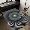 1PC Circle Lines Extra Large Non Slip Floor carpet, Office, family, bedroom, Studio   Large Area Rug Indoor Rugs, , Vibrant Colors