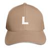 Letter L Mr Motto Alphabet Baseball Cap Moisture Wicking Quick Dry Curved Brim Classic Fit Low Profile Unstructured