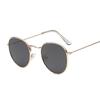 Classic Round Sunglasses Man Vintage Small Frame Driving Sun Glasses Brand Designer Retro Male Black Shades