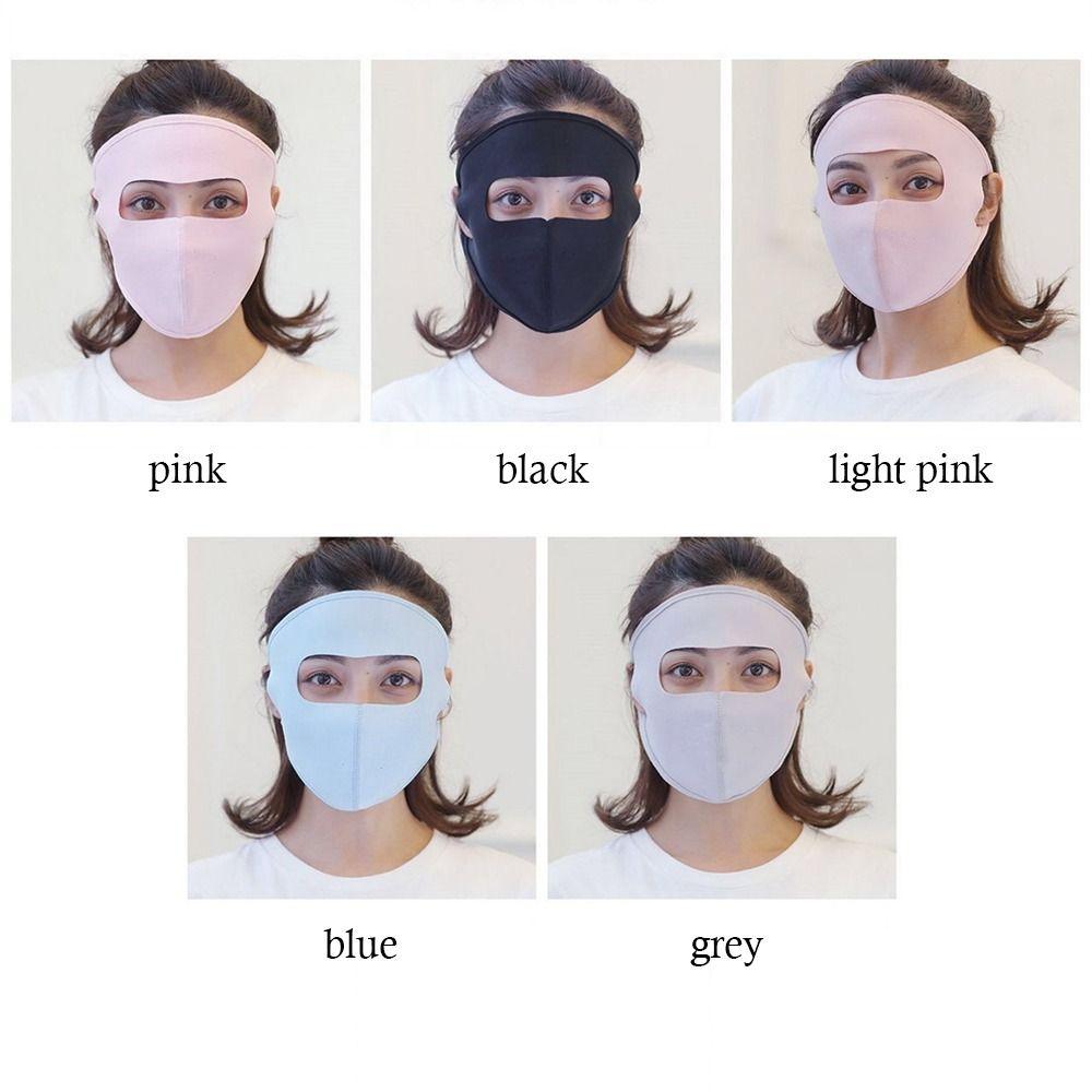 Ice Silk Солнцезащитная маска дышащая солнцезащитная маска для лица модная пылезащитная маска для женщин и девочек
