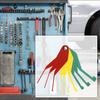 9-Piece Brake Pad Thickness Gauge Set, Measure Tool To Quickly Check Wear, For Most Cars, Easy To Read Color Coded - 2Mm To 12Mm