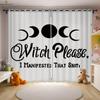 Cartoon Star Moon Print Curtains Dormitory Living Room Bedroom Children's Room Window Decoration Curtains 2 Pieces