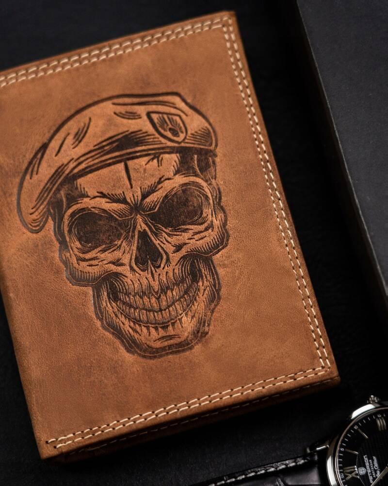 Large, Vertical Men's Wallet Made Of Genuine Leather - Always Wild