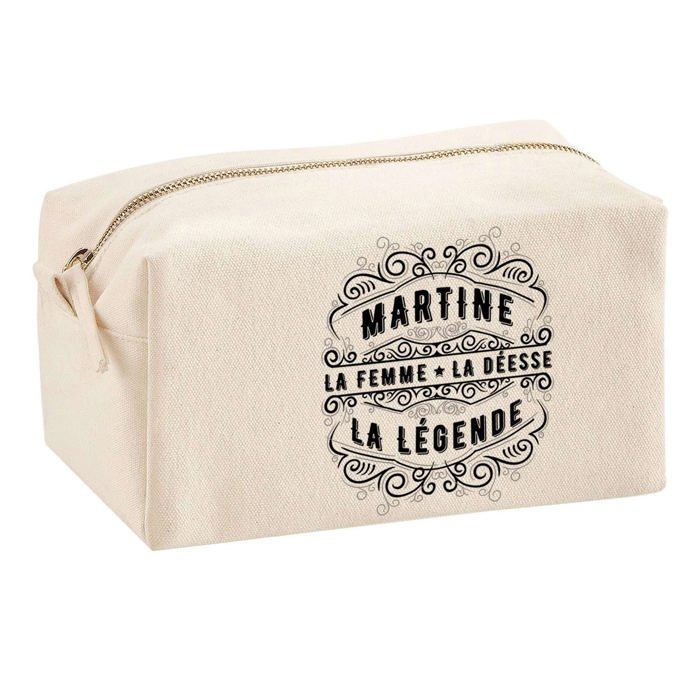 Trousse multifonction Martine Femme Déesse Légende Cadeau Anniversaire Idée Personnalisé | Trousse Scolaire Fournitures Bureau
