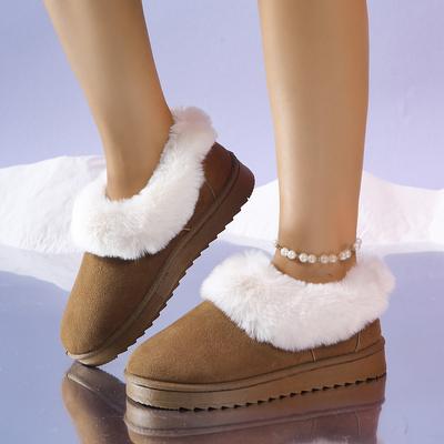 Новые женские зимние ботинки, хлопковая обувь - поддержка свода стопы, толстая подошва, мягкие эластичные, легкие, нескользящие, теплые, удобные туфли