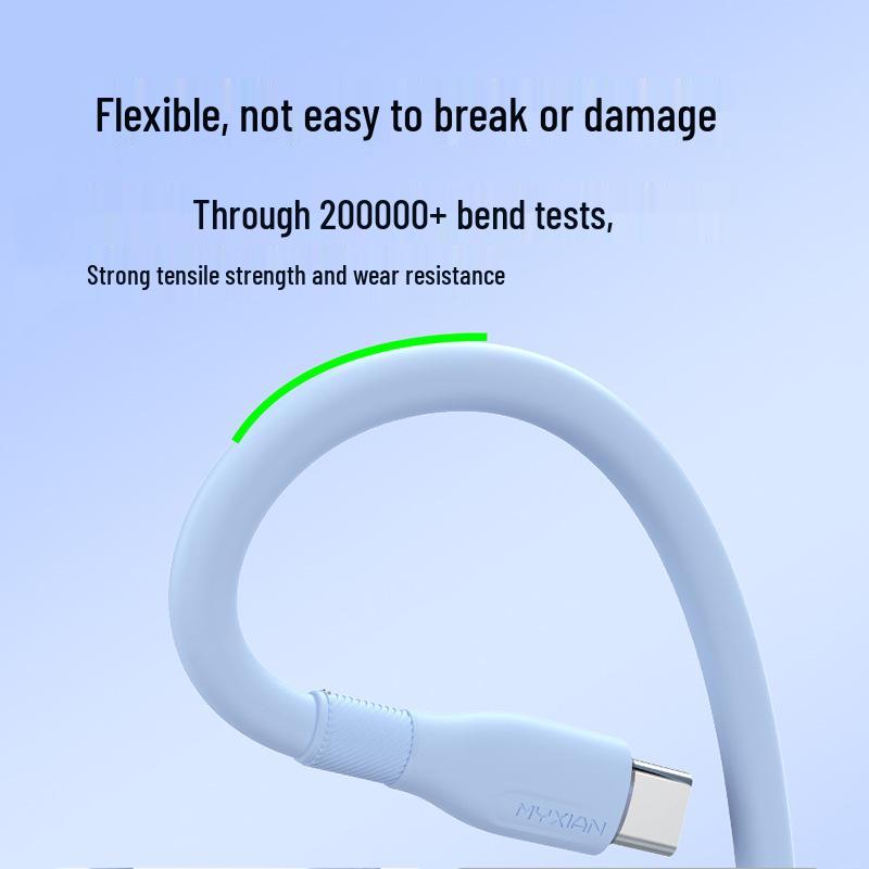 120W Dual Type-C Fast Charging Cable for Apple 15 & Huawei - PD Compatible
