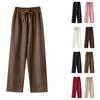 Women's Fashionable Casual Loose Fleece Lined Long Pants