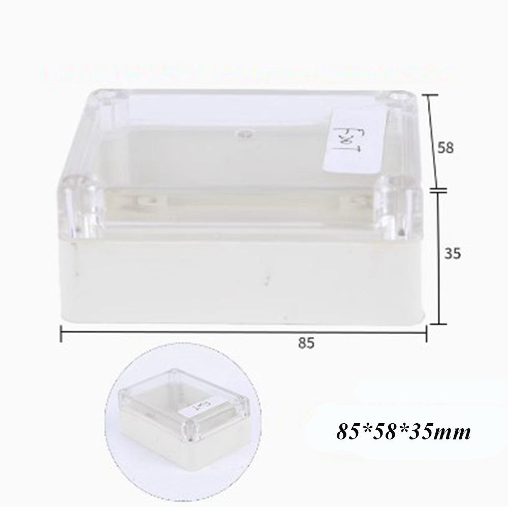 New Waterproof Outdoor Junction Box Plastic Transparent Electronic Instrument Housing Case 10 Styles Enclosure Cover