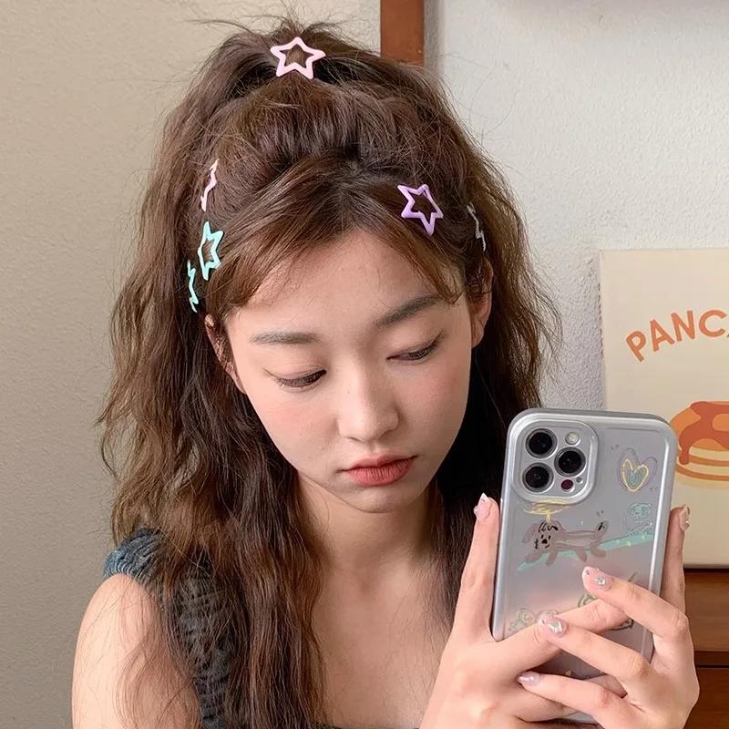 20Pcs Colorful Star BB Hair Clips For Girl Children Lovely Hair Decorate Hairpins Barrette Headwear Kids Hair Accessories