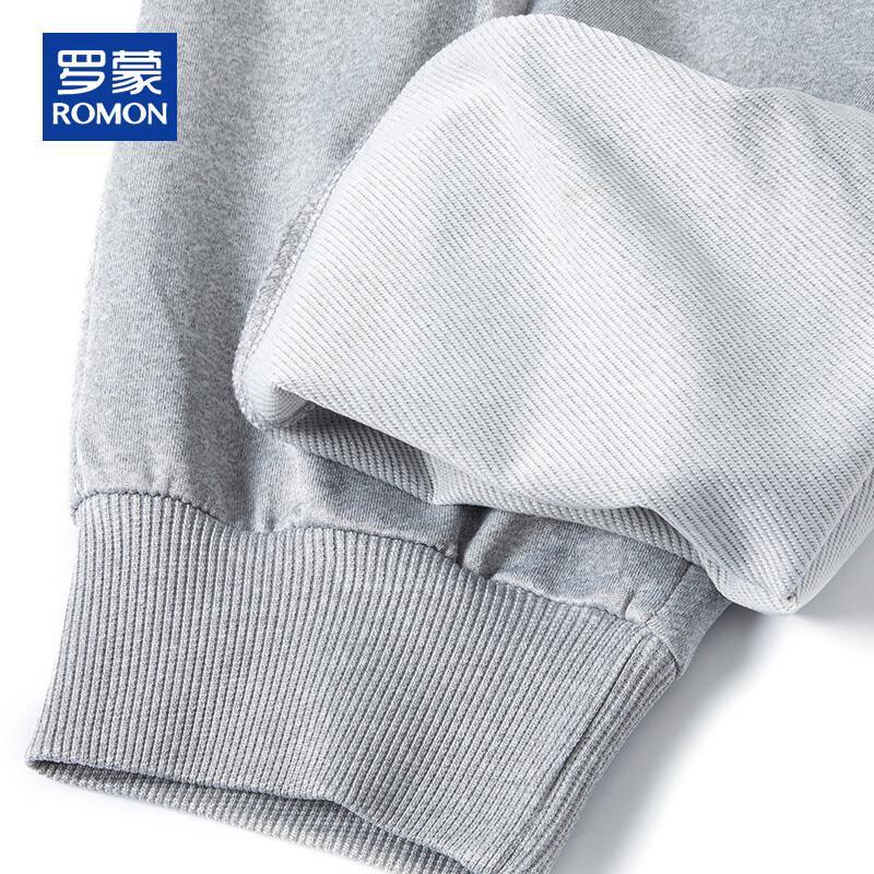 ROMON Men's Loose-Fit Tapered Cuffed Casual Pants