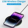 Универсальное мобильное беспроводное зарядное устройство Qi EPP 15 Вт быстрое портативное зарядное устройство быстрая зарядка для iPhone 12 Pro Max Samsung Note 20