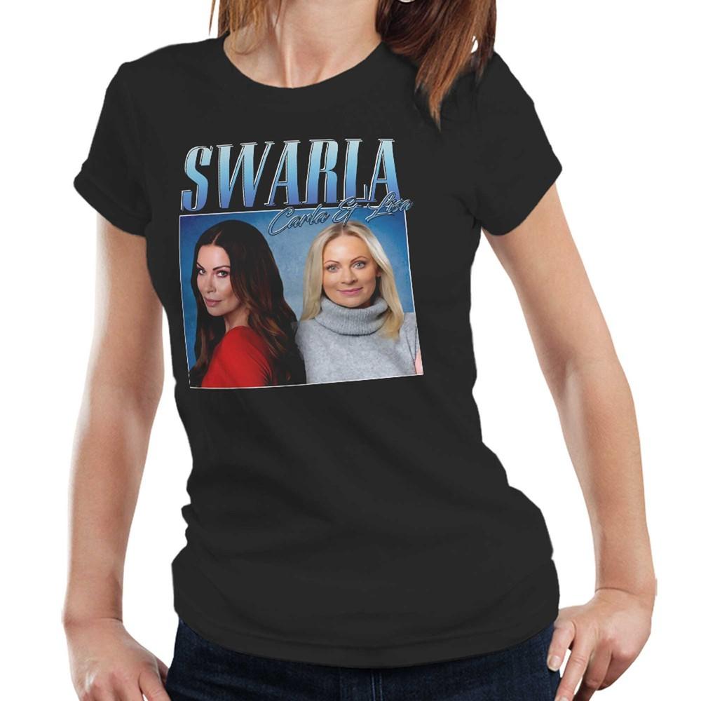 Футболка Swarla Carla and Lisa Appreciation Полуприлегающая Женская Дани Дани