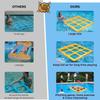 with Inflator Pump Inflatable Pool Toy Set Portable Inflatable Water Toss Game  2-10 Players