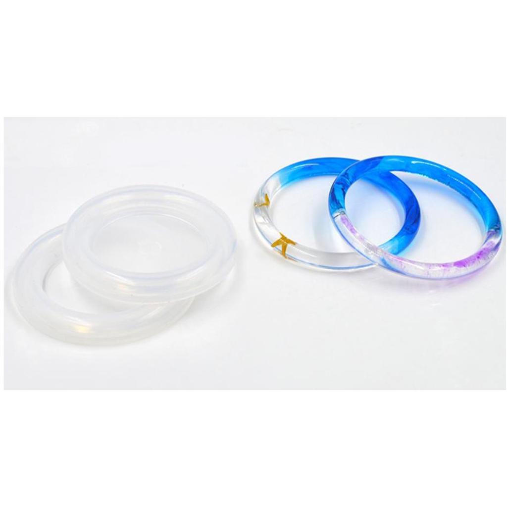 2 размера DIY силиконовые формы для изготовления ювелирных изделий браслет плесень смолы