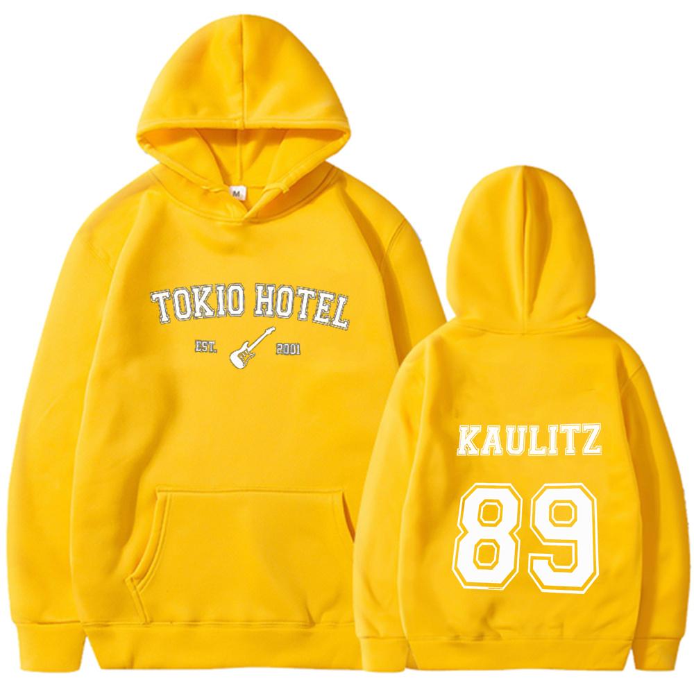 Рок-группа Tokio Hotel Kaulitz Hoodie Женская мода Повседневный пуловер Толстовка Женская хип-хоп свободный капюшон Панк уличная одежда