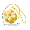 Cute Handmade Kids Straw Bag Flower Shape Woven Crossbody Bag Summer Beach Bag for Children Girls