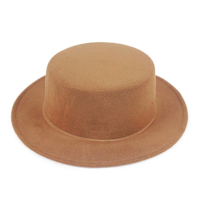 Унисекс Ретро Джазовая Федора с Плоскими Полями - Осенне-Зимняя Шляпа с Широкими Полями для Уличного Стиля и Защиты от Солнца