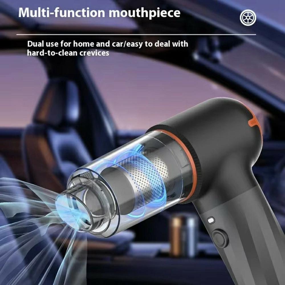 Handheld Mini Car Vacuum Cleaner Rechargeable Wireless Powerful Suction Cleaning Device