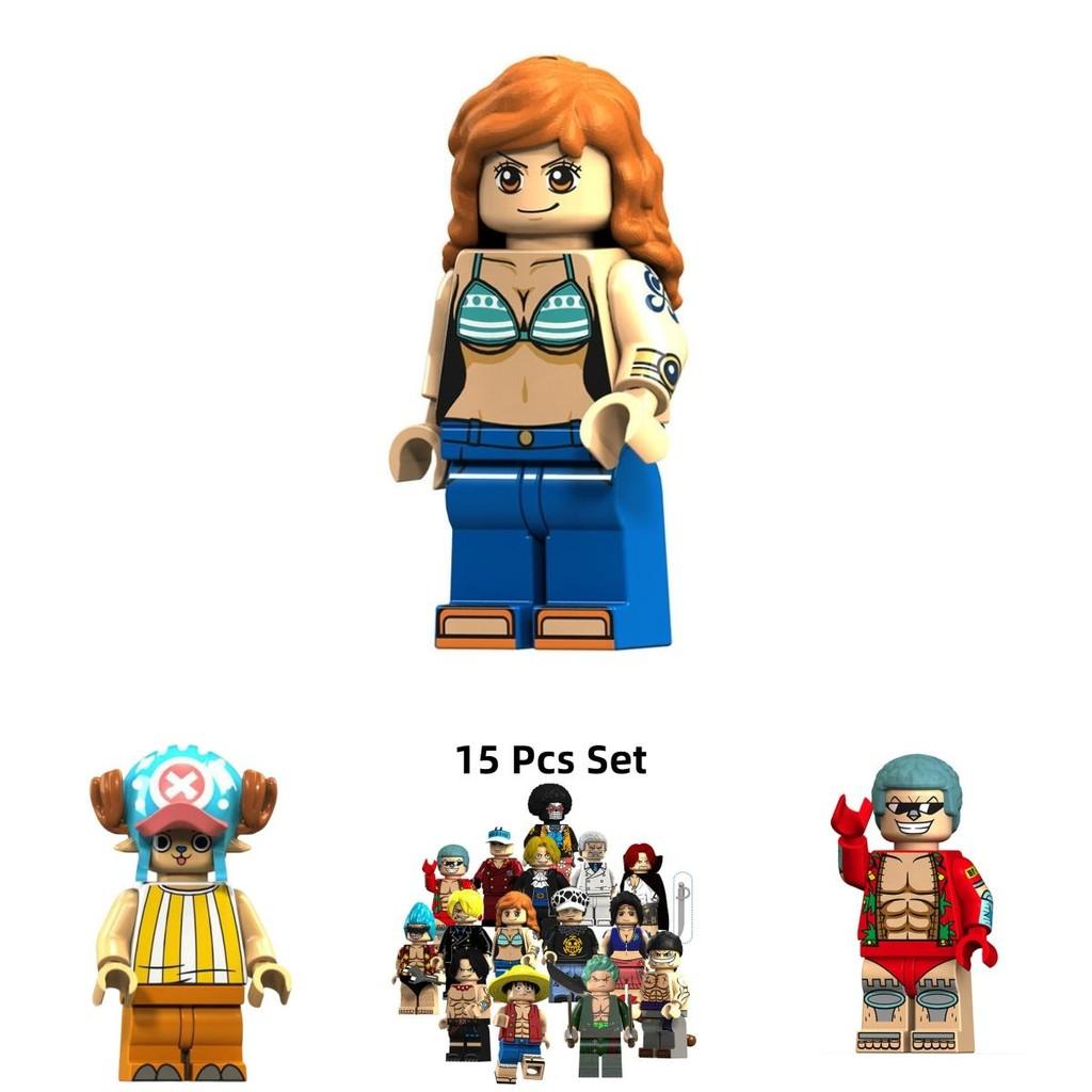 Non-electric Pirate Anime Building Blocks Perfect For Export Abs Plastic Material