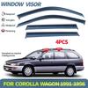 Дефлекторы окон (ветровики) Toyota Corolla Wagon 91-98