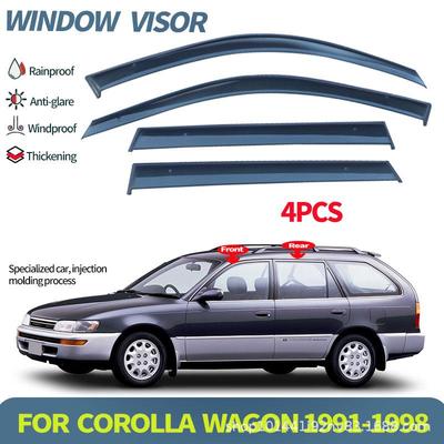 Дефлекторы окон (ветровики) Toyota Corolla Wagon 91-98