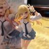 18CM Anime My Dress Up Darling Kitagawa Marin Figure School Uniform Dress Up Standing Model Toy Gift Action Figure For Kids