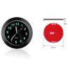 Car Clock Stick-On Internal Luminous Digital Watch Mechanics Quartz Clocks Auto Ornament Car Accessories Gifts