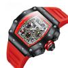 Multifunctional Waterproof Quartz Men's Watch Watch with Silicone Strap Watch