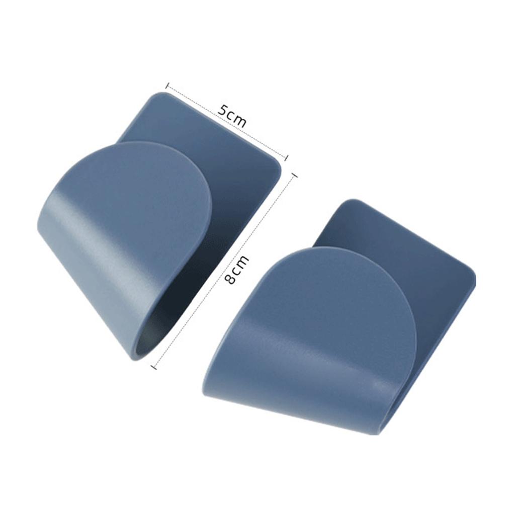 Pot Lid Holder Wall Mount Plastic Pot Top Storage Organizer Rack for Cabinet Door Kitchen Cupboard