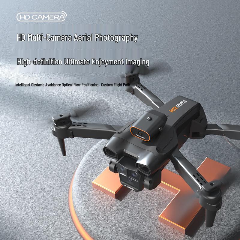 H12 Three-Sided Obstacle Avoidance Drone with HD Aerial Photography and Remote Control