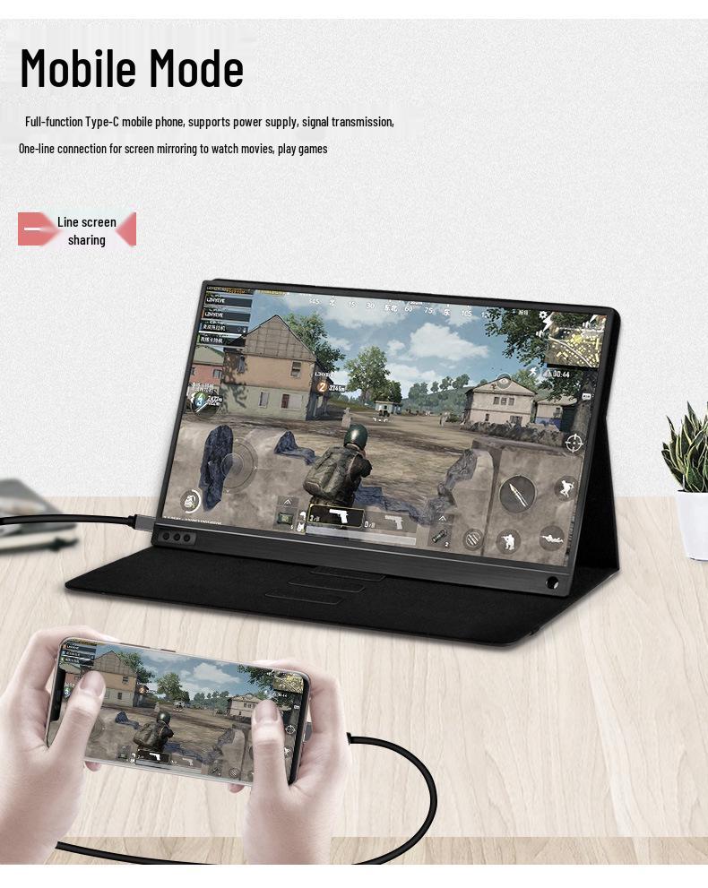 13.3" Ультратонкий 3K Сенсорный Портативный Монитор, 1080P HDMI с Поддержкой HDR