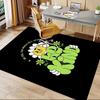 1pc Be Kind Home Office, Durable Polyester Floor Mat with Easy, Office Decor, Urban Style, Nonslip Backing, Highquality Fabric