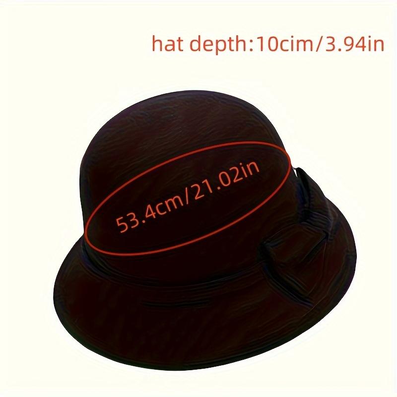 Женские шляпы Fedora с бантом во французском стиле, элегантная однотонная шляпа-клош, винтажные легкие фетровые шляпы