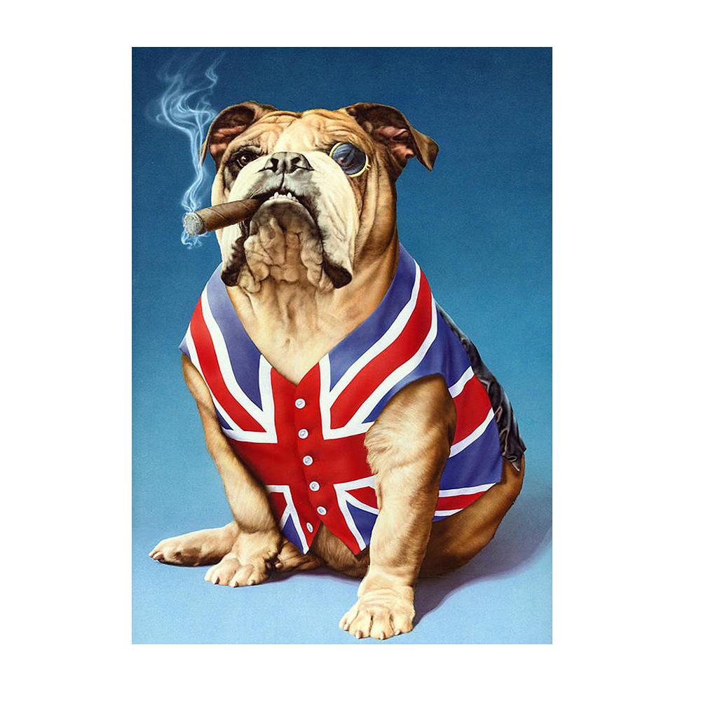 Набор для алмазной живописи Panta Store, набор для вышивки 5D, набор для вышивки крестом из драгоценных камней, мозаика с животными, 3D круглый бриллиант