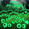 Scary Solar Eyeball Lights Outdoor Halloween Decor Waterproof Green LED Stake Lights for Garden Pathway Lighting Party Decor